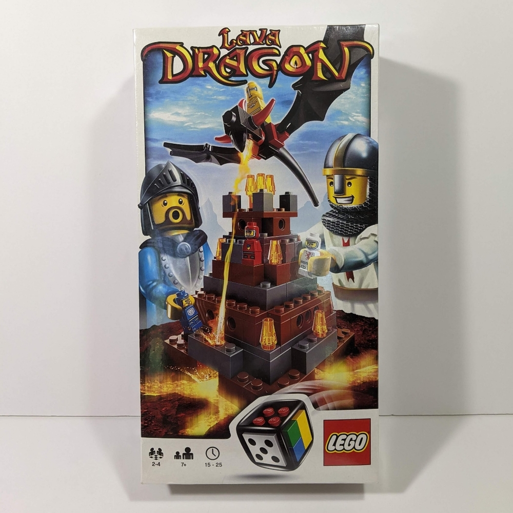 NEW LEGO Games Lava Dragon 3838 Retired 4 microfigs Castle Factory Sealed 2010